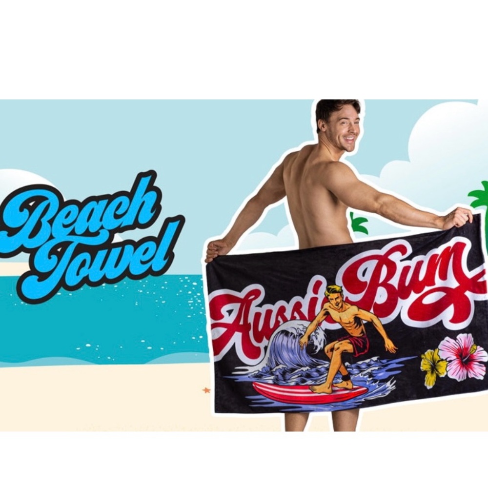 Aussiebum Beach Towel -Surfer